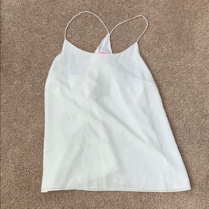 Lilly Pulitzer white belle top